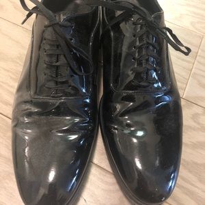 Suit Supply Black Patent Tuxedo Shoes